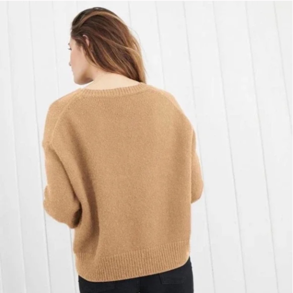 Jenni Kayne Atlas Wool Cashmere Sweater Camel XS - Picture 2 of 9